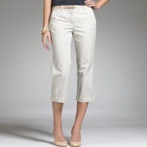 J. Crew Women's Light Beige Capris